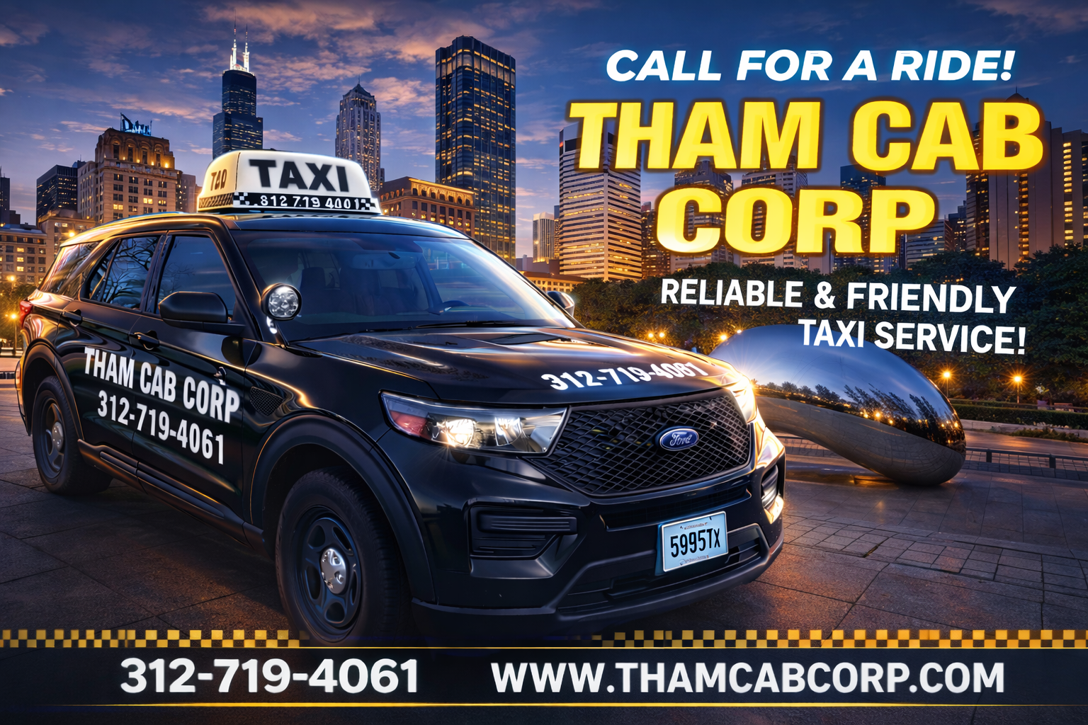 Chicago suburban taxi service